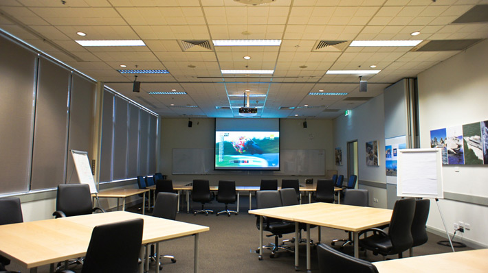 Training rooms with high quality audio